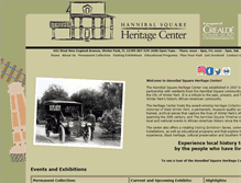 Tablet Screenshot of hannibalsquareheritagecenter.org